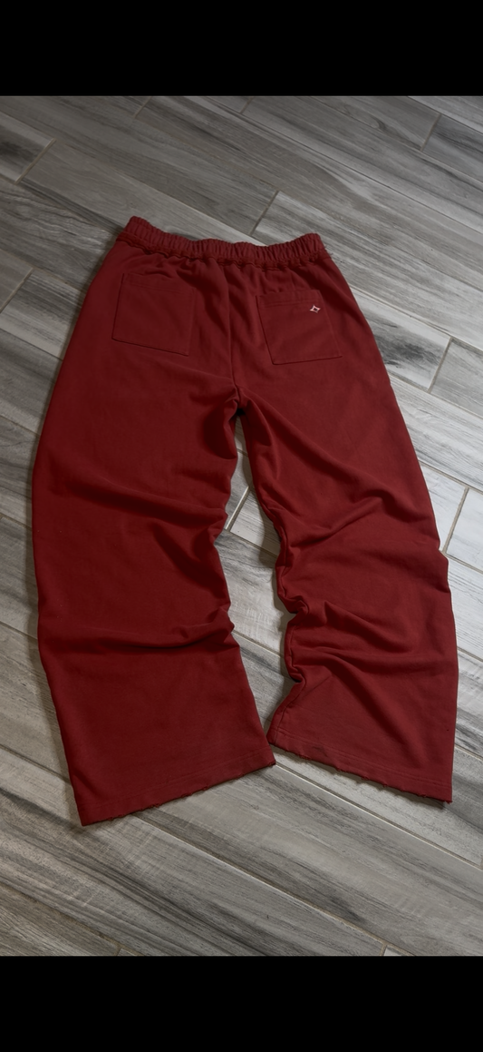 OG OPULENX SWEATPANTS (WASHED RED)